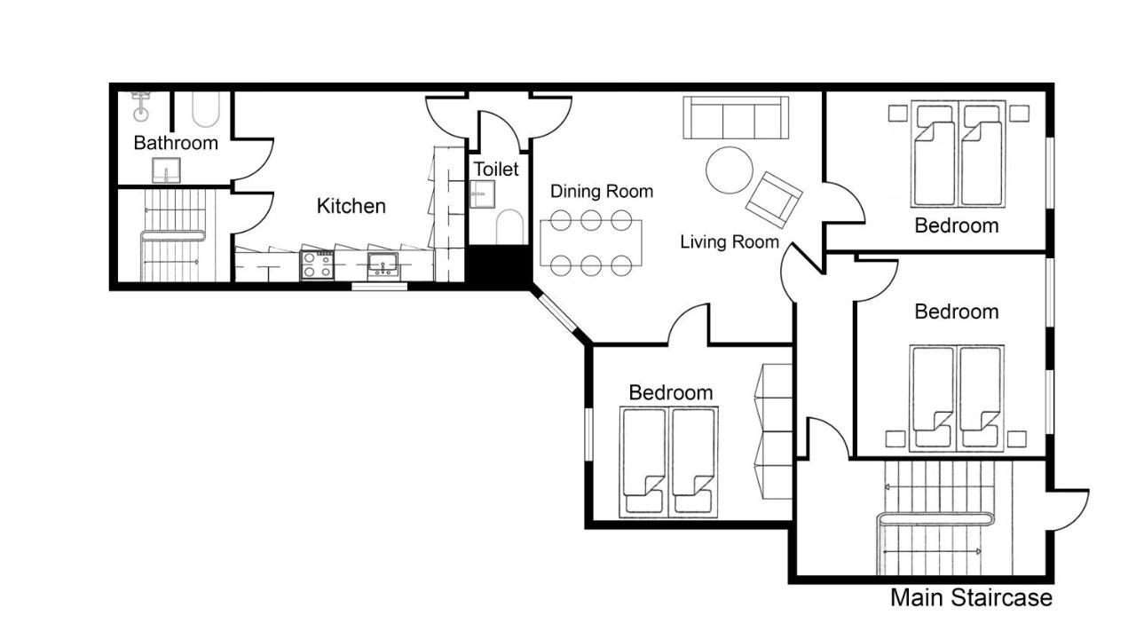 Xl Flat W 3 Bedrooms By Kings Garden In Cph City Copenhaga Exterior foto